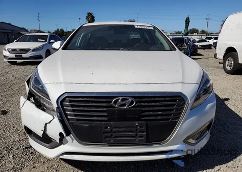 2017 Hyundai Sonata Plug-In Hybrid из США, поврежденный, VIN KMHE54L29HA071632